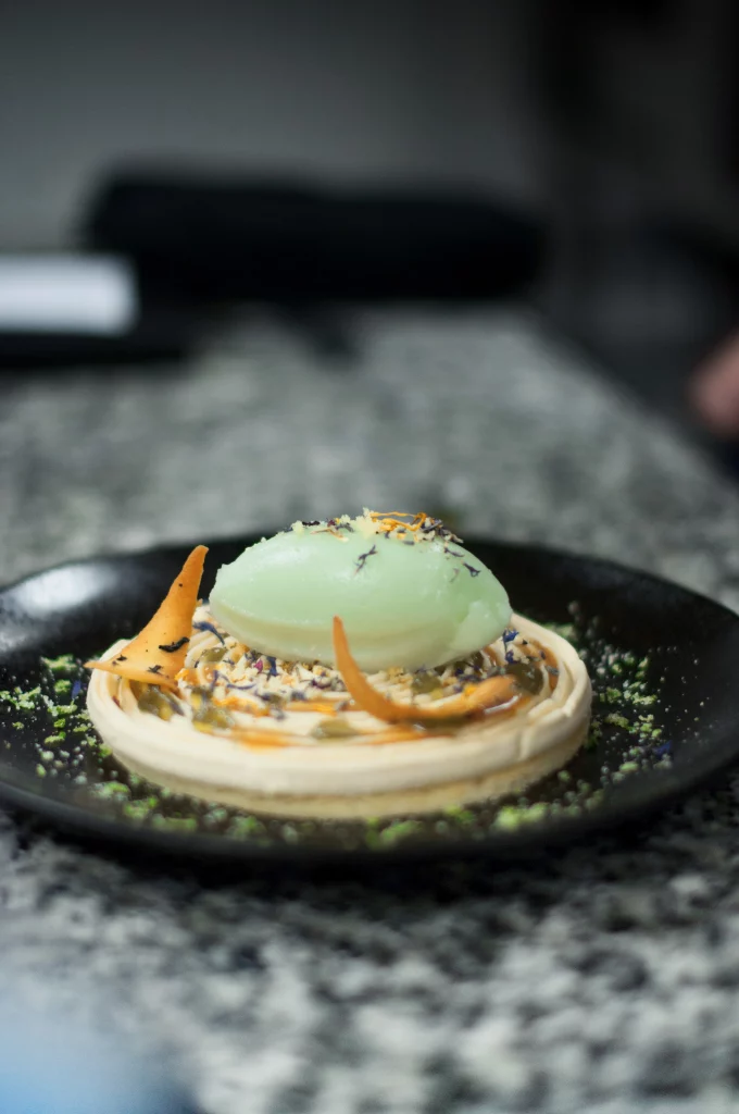 gastronomie dessert gourmand la marmotte station de ski hiver les Gets photographie culinaire haute Savoie